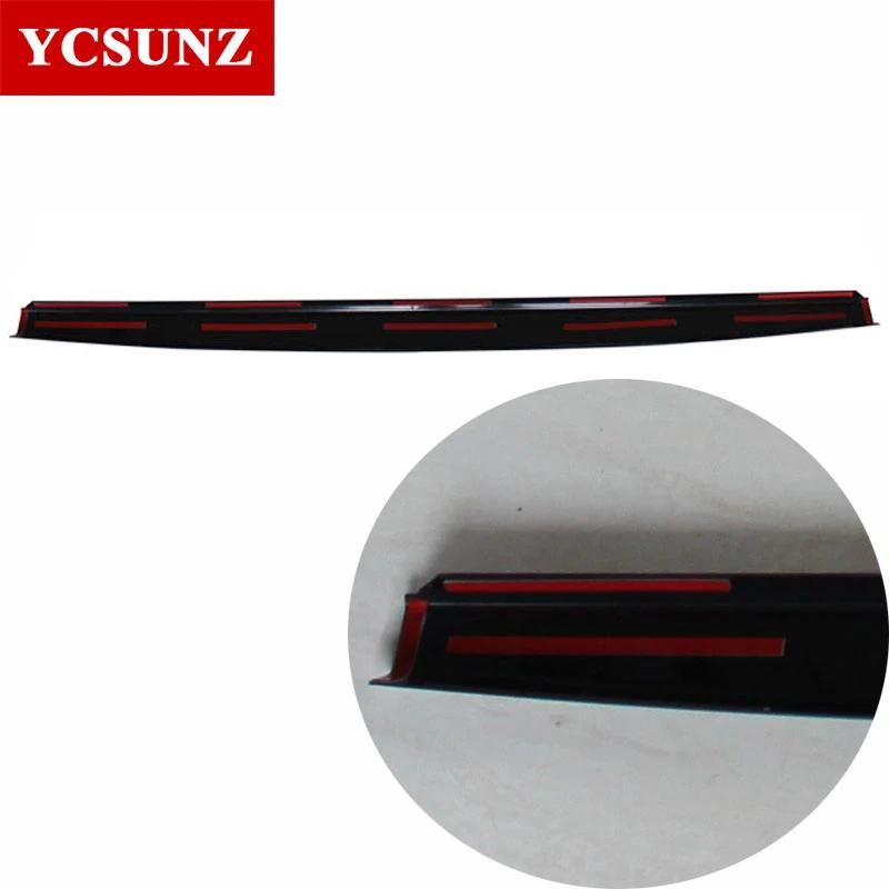 Ycsunz Exterior Accessories Rear Gate Wrinkle Black Decoration Truck Beds Rail Guard Cap for Hliux Revo Rocco 2015-2019
