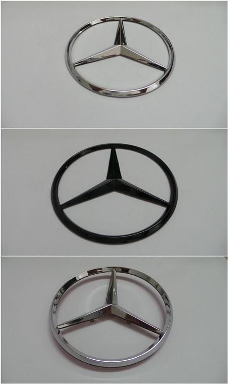 High Quality Custom Black Round ABS Rear Emblem Car Badge
