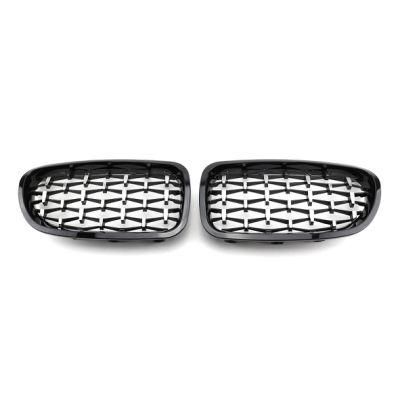 BMW F10/F18 Gypsophila Diamond Intake Grille Black + Silver Car Grills