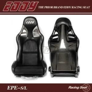 Black Suede/Embroidery/Velvet Recaro Adjustable Racing Seat with Carbon Fiber Recaro Reclining Seat