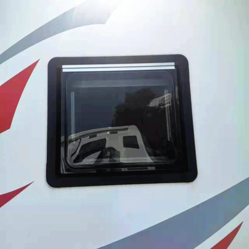 Strong Aluminium Frame and Tempered Glass Sliding Windows for Special Utility Cars