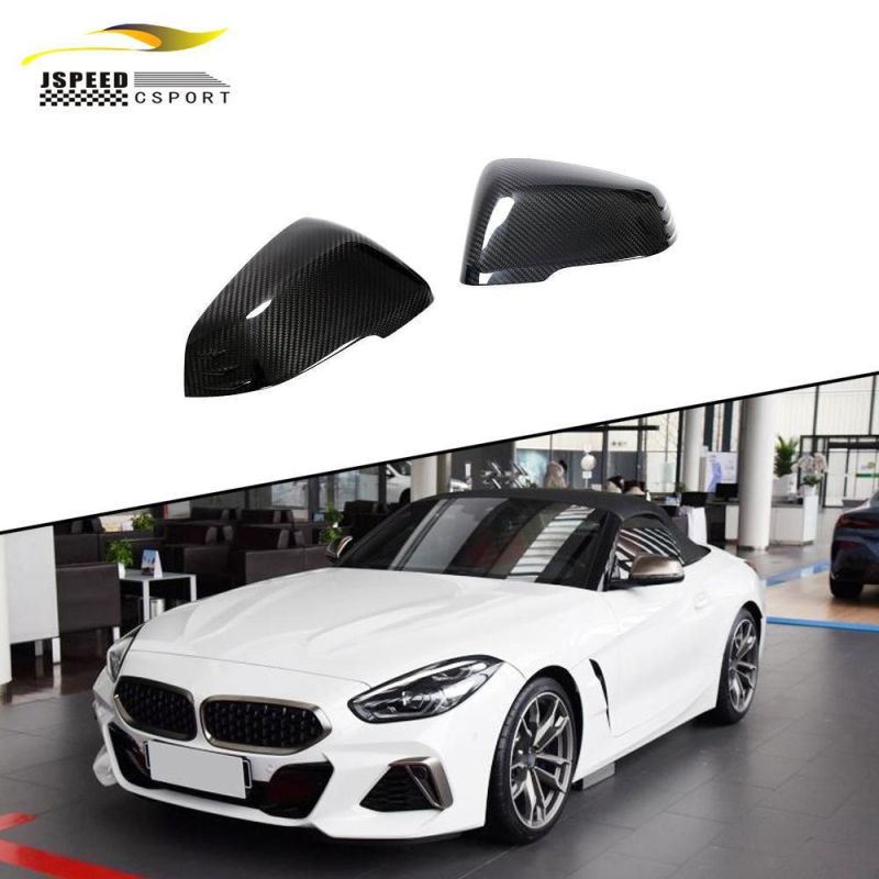 Carbon Fiber Side Mirror Cover Caps for Toyota Supra A90 Bwm Z4 G29 2019-2020