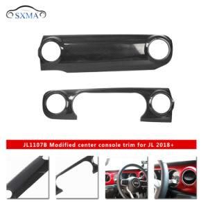 Hot Sale Ab Scar Central Dashboard Decorative Frame Cover Card Ash Console Decoration Frame Trim Cover for Jeep for Wrangler Jl Jl1107