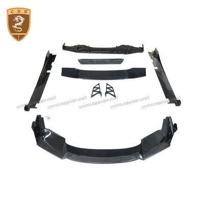 DNC Style Carbon Fiber Rear Diffuser Front Lip Slittters Lp610 Bodykit for Lamborghini Huracan