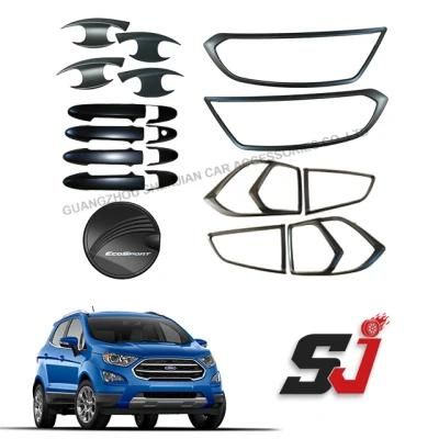 Thailand Quality Chrome Black Complete Kit for Ecosport 2018-2019 Accessories
