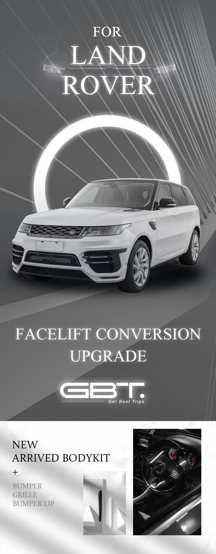 Gbt Trendy Products 2022 Upgrade Full Body Kit Facelift for 2018-on Land Rovers Range Rover to Lm Model Bumpers