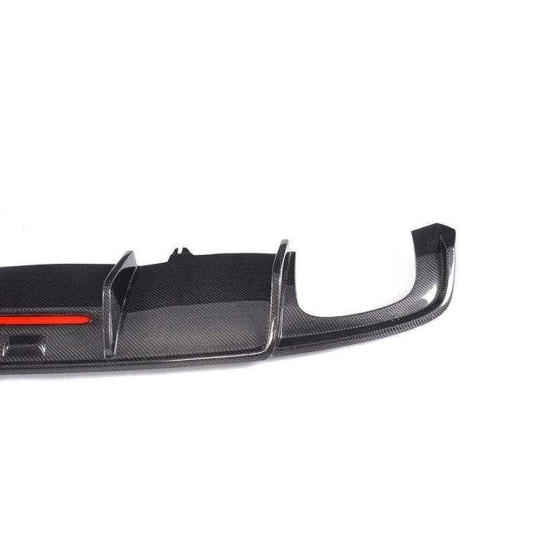 A4 Carbon Fiber Rear Bumper Diffuser Lip for Audi A4 B9 2018-2019 Body Kit