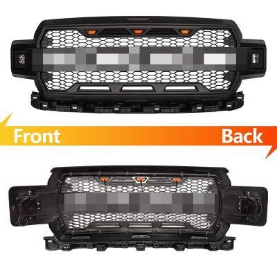 with LED Light 4X4 Pickup Truck Car Front Grille for Ford F150 F-150 2018