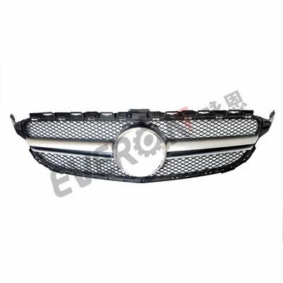 Amg Style Front Bumper Center Grille for Mercedes Benz W205 C Class 2015