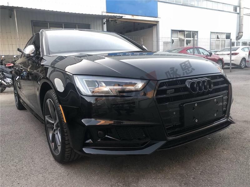 S4 Style Car Front Bumper Mesh Grille Grill for Audi A4 2017-2019