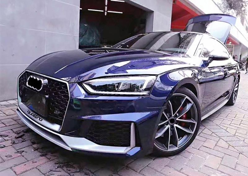 Audi A5 Upgrade RS5 Auto Body Part Body Kits with Grille Bumper Side Skirt 2017 2018 2019