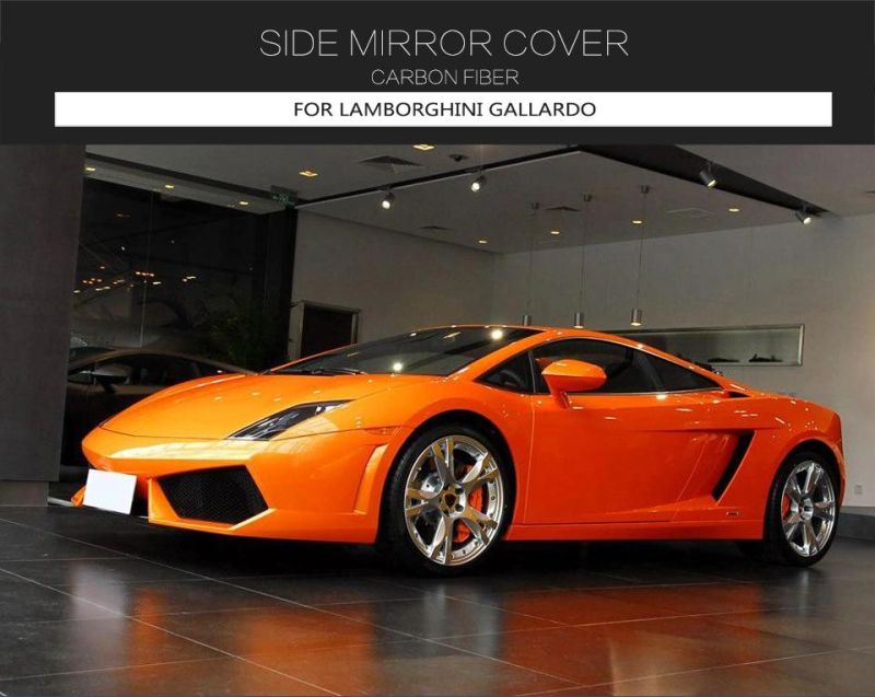 Real Carbon Fiber Side Mirror Cover for Lamborghini Gallardo 2008-2014