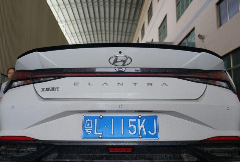 for Hyundai Elantra 2021+ Rear Lip ABS Spoiler Factory Design