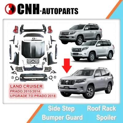 Car Parts Replacement Body Kits for Land Cruiser Prado 2010 Fj150 2014 Upgrade to Prado 2018