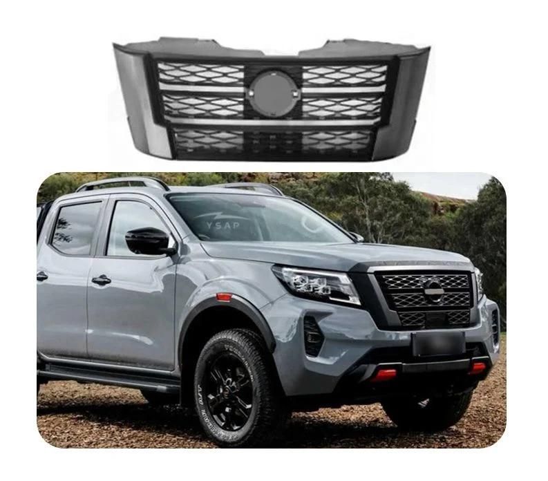 4X4 Matte Black ABS Plastic Car Front Grille for Nissan Navara 2020 2021 2022