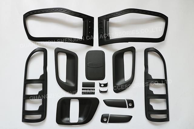 Chinese Factory Car Accessories Black Chrome Carbon Auto Part Body Kits for 2012 Hiace