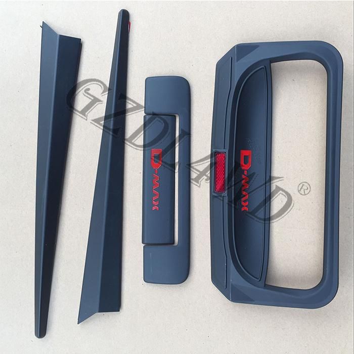 Decorative Cover Head Lamp Cover Body Kits Light Cover Kit for Isuzu Dmax 2012-2014
