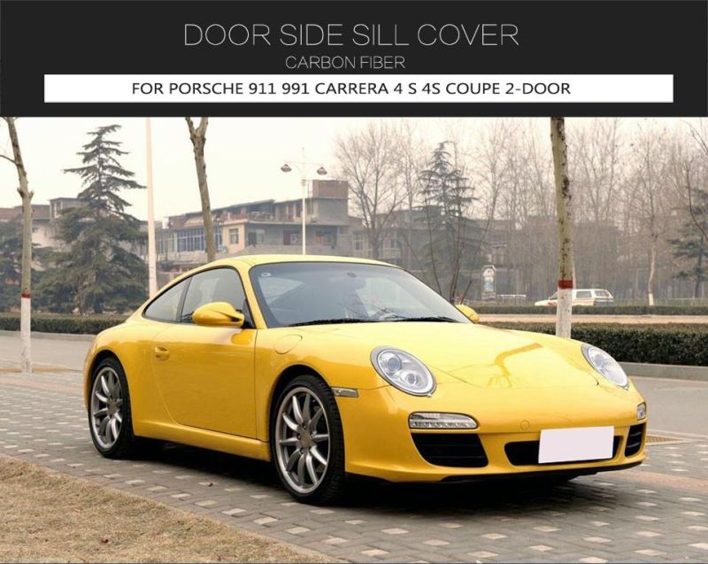 Carbon Fiber Door Side Sill Cover for Porsche Carrera S 4s Turbo S Gt2 Gt3 Targa 4s 997 911 2005-2011