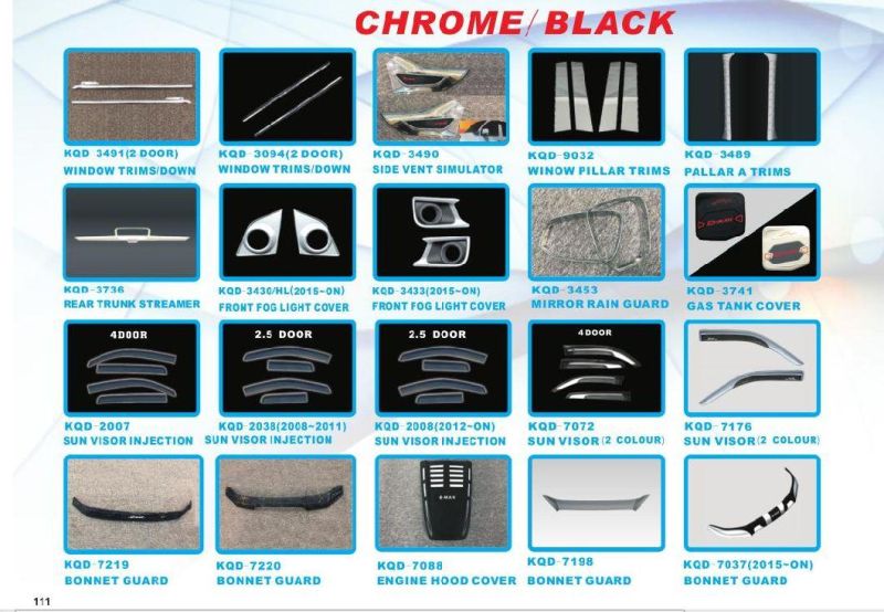 Car Accerories Head Light Cover for 2012 Isuzu D-Max