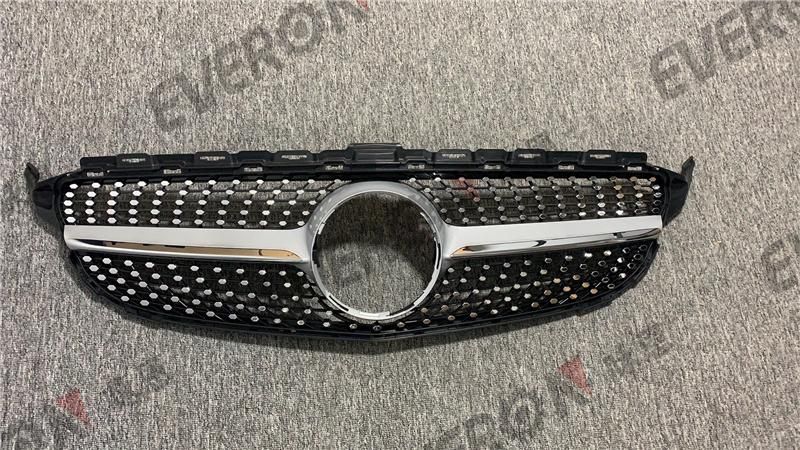 Diamond Front Radiator Grille for Mercedes Benz C Class W205 2015