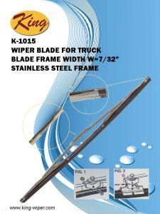 7/20&quot; Narrow Saddle HD Truck Wiper Blade, for Transit Bus, Tractor, Engineering Cars, Postal Vehicles