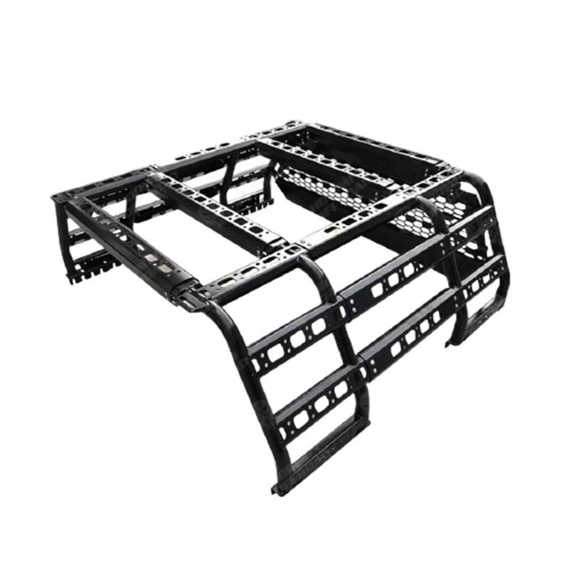 with Roof Basket 4X4 Steel Pick up Truck Anti Sport Roll Bar for Navara Np300 Dmax Hilux Ranger 2021