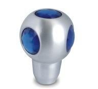 Aluminum+Blue Pearls Car Shift Knob