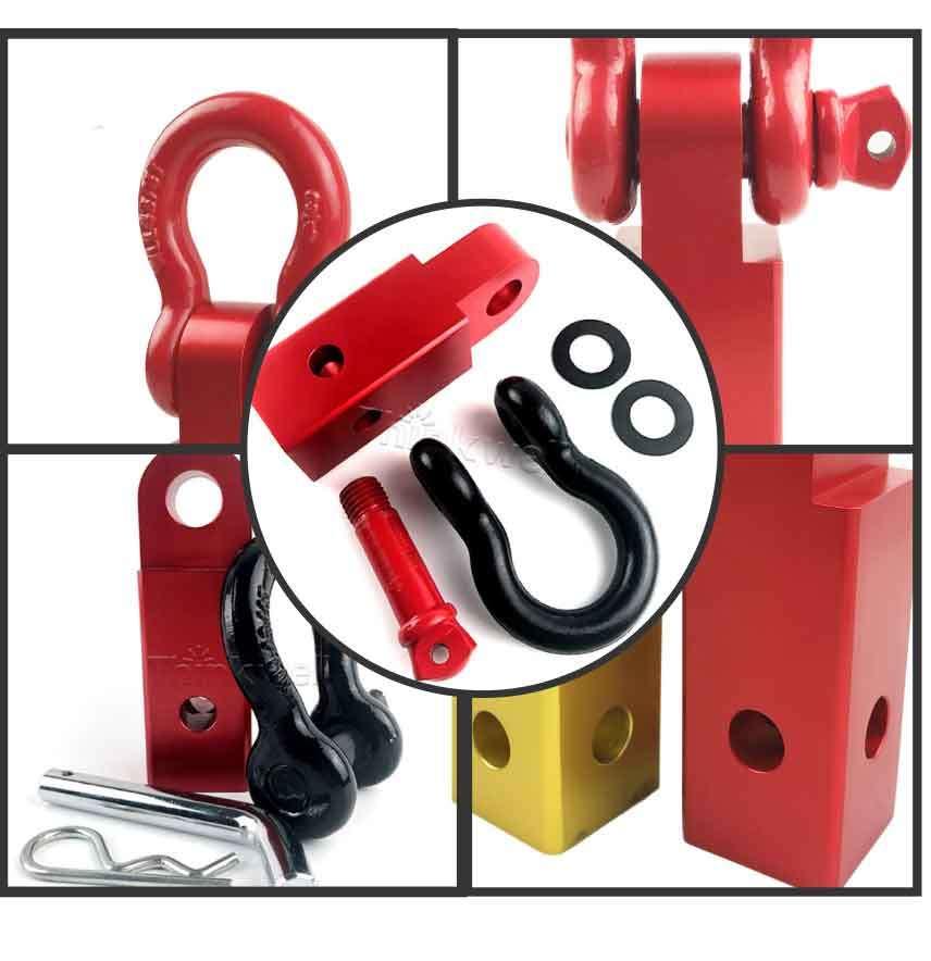 4X4 Trailer Parts Aluminum Hitch Receiver Adapter
