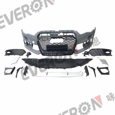RS6 Car Body Kit Front Bumper for Audi A6 2016-2018