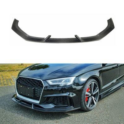 Carbon Fiber Facelift RS3 Front Spoiler Lip for Audi RS3 8V Sedan 17-18
