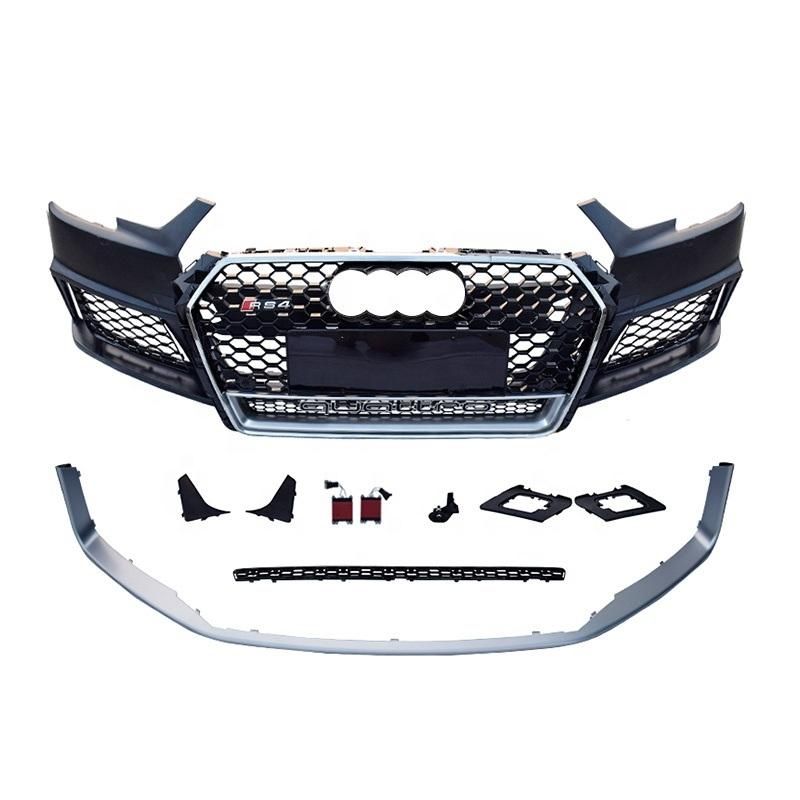 High Quality Bumper with Grill for Audi A4 Body Kit