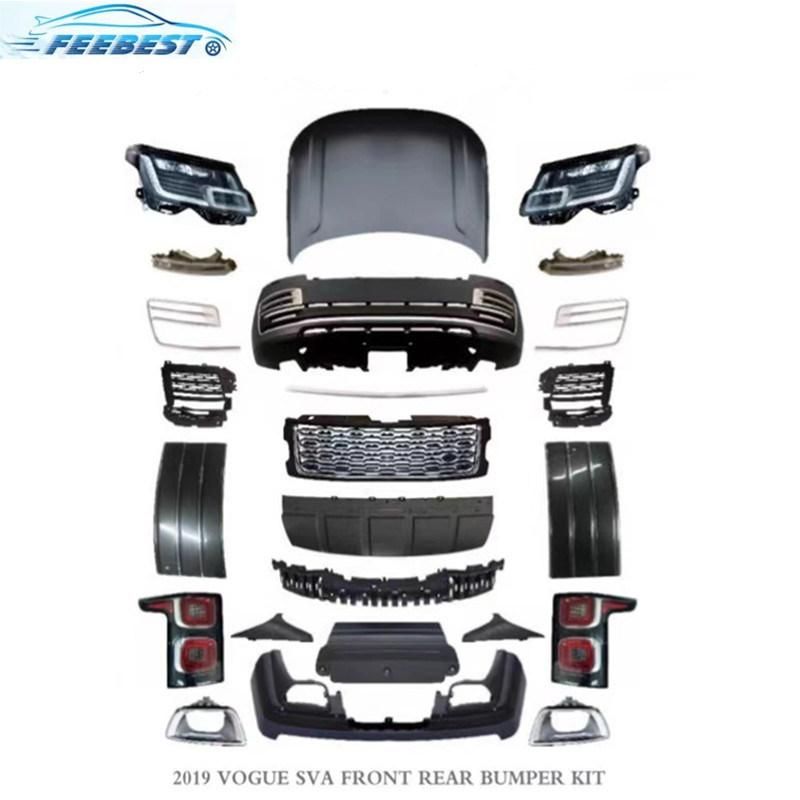 Front Rear Bumper Grille L405 2013-2017 Facelift Upgrade Body Kit for Range Rover Vogue Sva Svo OE Type to New 2018-2021