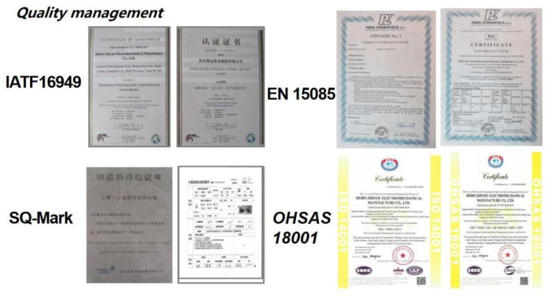 OEM ODM ISO 9001 IATF 16949 Chiese Supplier Sheet Metal Part Stamping Part Car Bus Seat Base Frame Welding Part