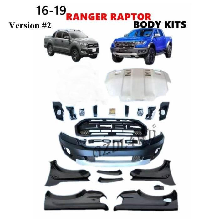 Ford Ranger 2016 2019 4X4 Bumper Ball Bar