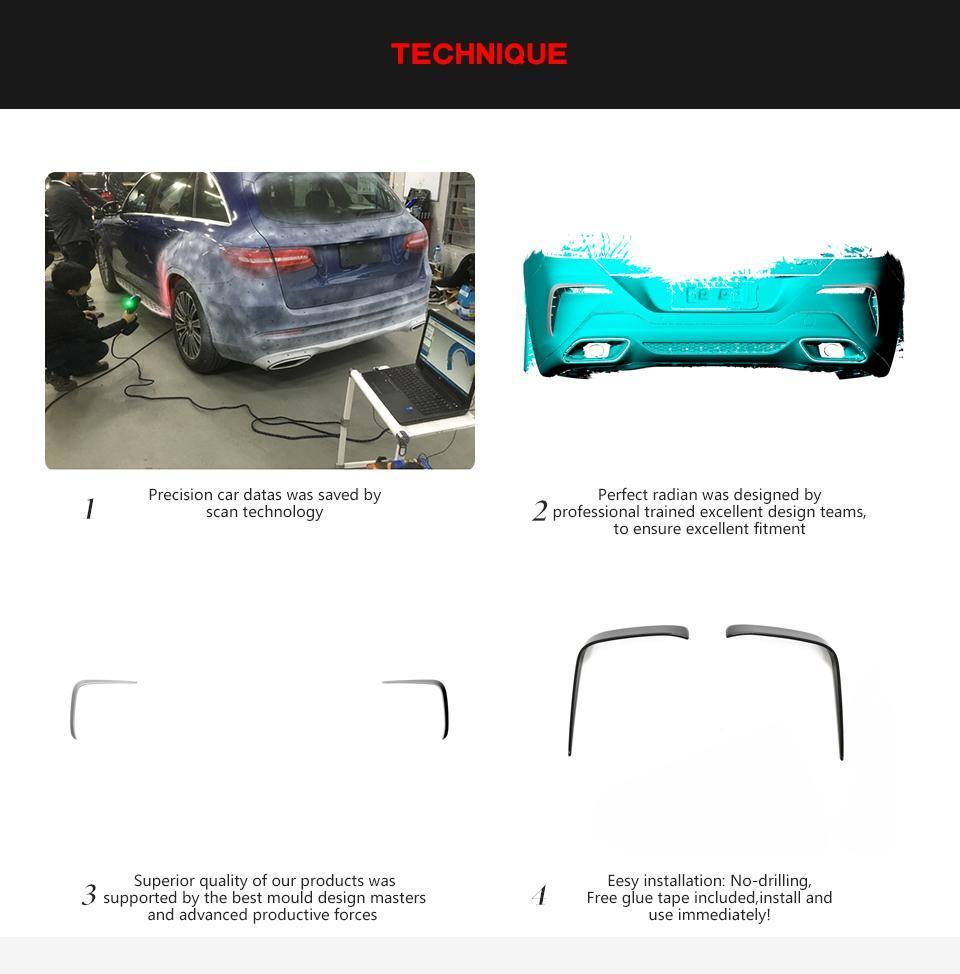 Dry Carbon Fiber G16 Rear Bumper Splitter Canard for BMW 8 Series M-Sport M850I Xdrive Gran Coupe 4D 2019-2021