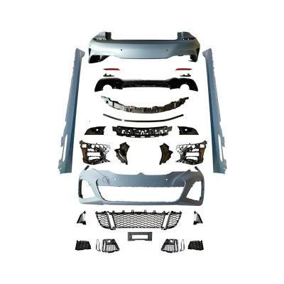 Front Bumper with Rear Bumper Side Skirt for BMW 3 Series G20 2018 2019 2020 2021