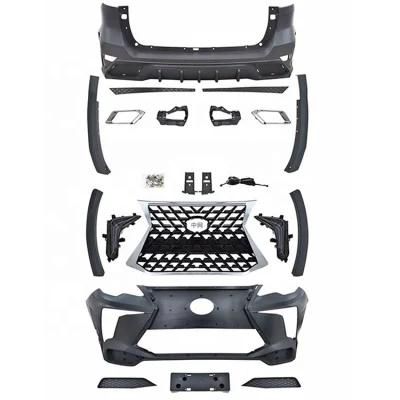 Front Rear Bumper Upgrade Body Kits for Toyota Fortuner 2016-2020 Upgrade to L, Exus Look