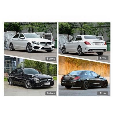 2019 for Benz C63 W205 Body Kit Auto Bumper for 2014-on