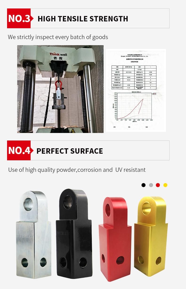 Forged 4*4 Aluminium Alloy Red Hitch Receiver