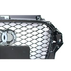 RS4 Black Front Bumper Grills Used for Audi B8.5 A4/S4 2012 2013 2014 2015