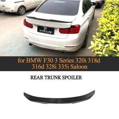 Carbon Fiber Rear Trunk Boot Lip Wing Spoiler for BMW F30 F80 M3 3 Series 320I 330I 335I 340I Sedan 2012-2019