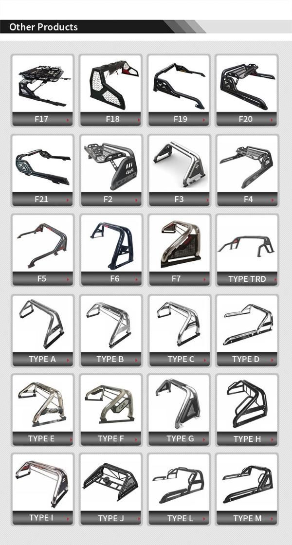 High Base Iron Steel Roll Bar Sport Bar for Nissan Navara Np300