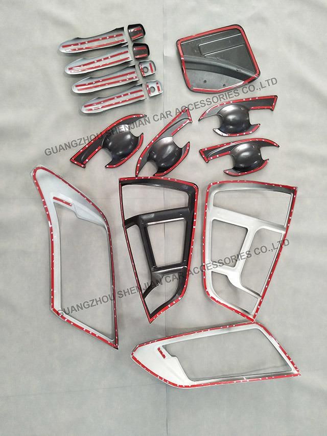 Sj Self Design ABS Plastic Full Set Black Chrome Body Kit for 2014-2019 Navara Np300