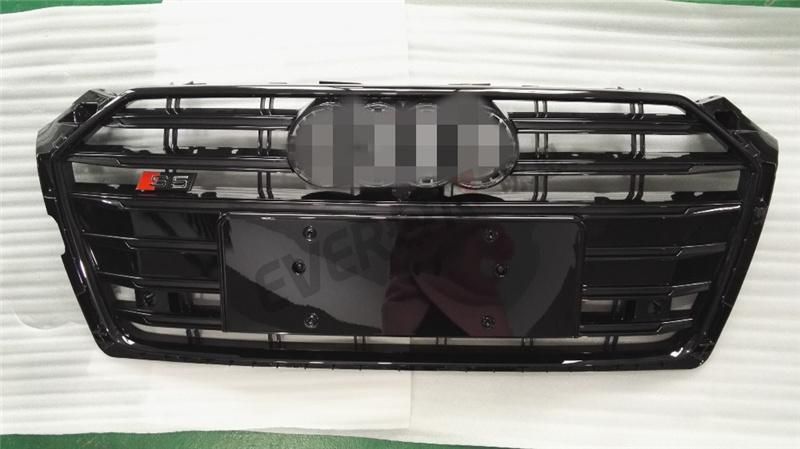 S5 Style Front Bumper Grille Honeycomb Grill for Audi A5 2017-2019