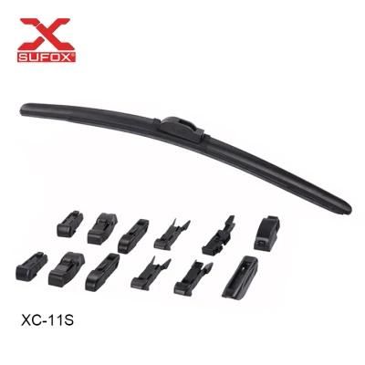 Right Hand Drive Flex Auto Wiper Blade Rubber Refill Multi Adapter Wipers for Car