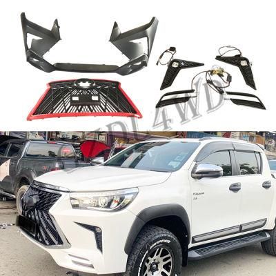 to Hilux Revo Rocco Lx 570 Style Facelift Kits Body Kit