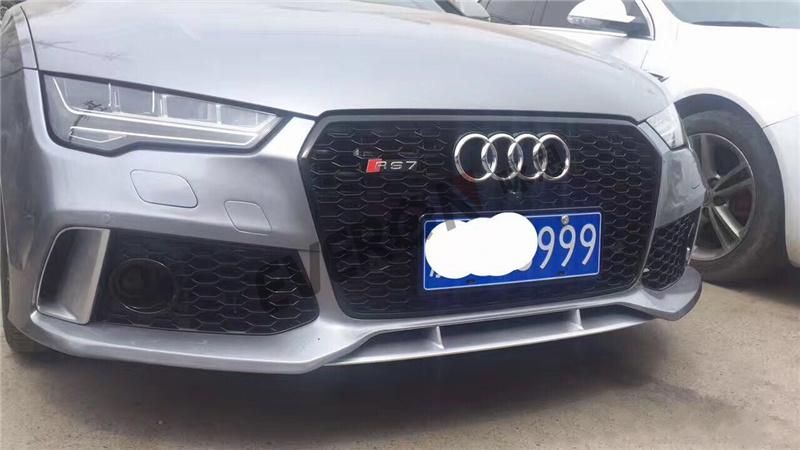 RS Style Front Bumper Grille for Audi A7 S7 2016-2018