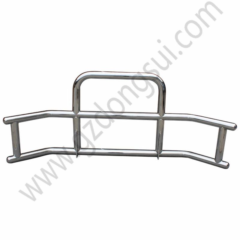 304 Stainless Steel 2.0 Thickness Heavy Duty Semi Truck Deer Grill Guard Front Bumper