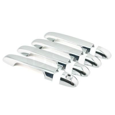4PCS ABS Silver Self Adhesive Car Door Handle