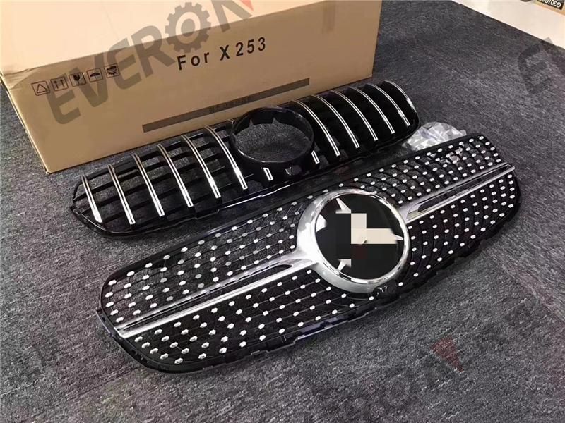 Diamond Style Front Bumper Racing Grill for Mercedes Benz Glc Class X253 2016